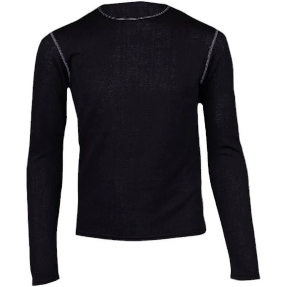 Hot Chillys Boy's Pepper Crewneck Relaxed Fit Base Layer Shirt Black